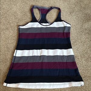 Striped Racerback Tank Top
